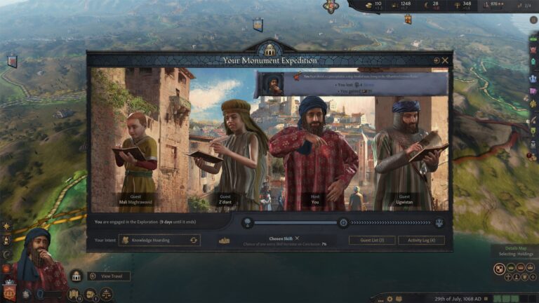Take a gap year in Wandering Nobles and explore the wilderness of Crusader Kings 3’s newest Event Pack